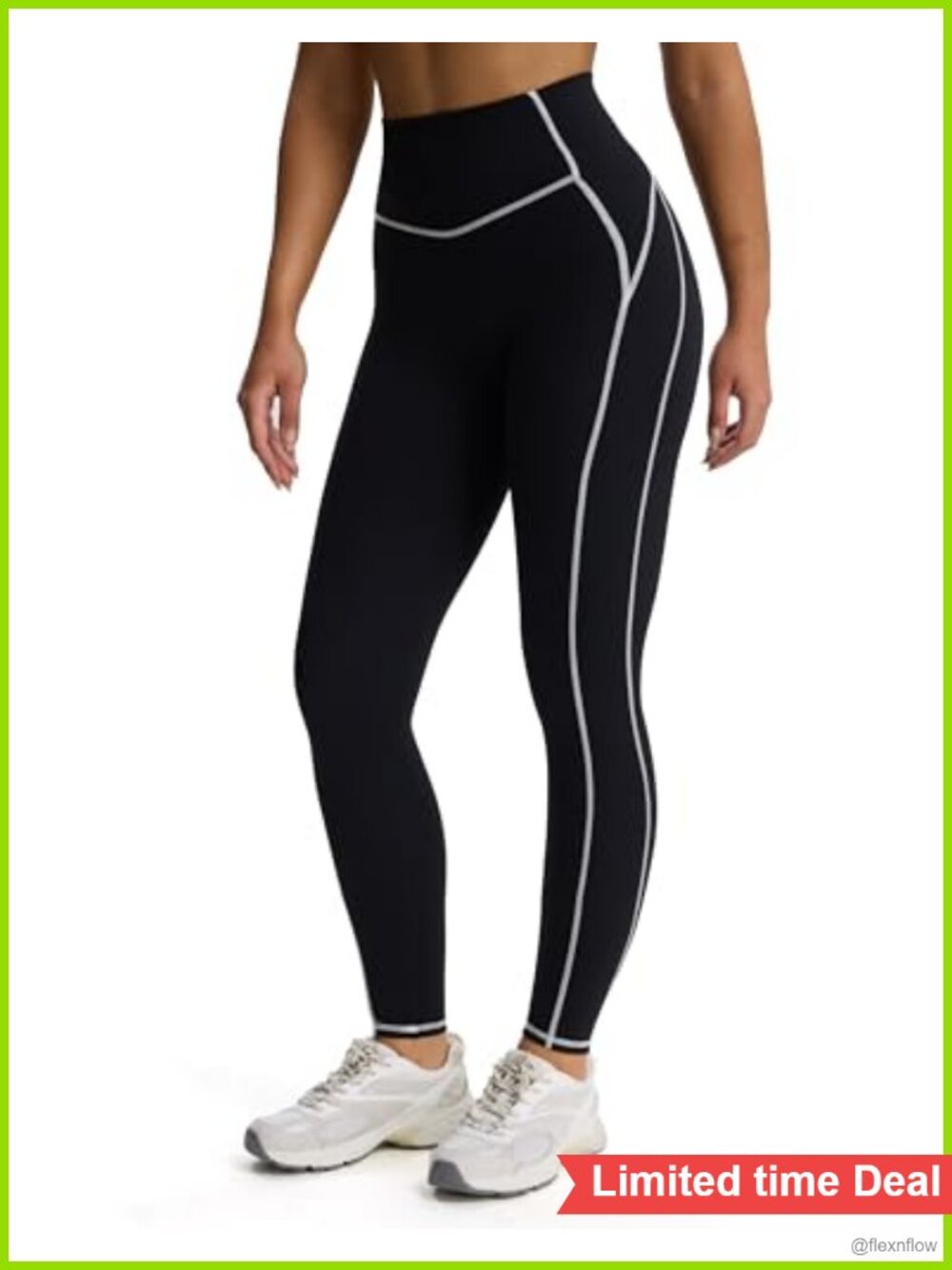 High Rise 26" Yoga Leggings 4-Way Stretch Nylon Spandex